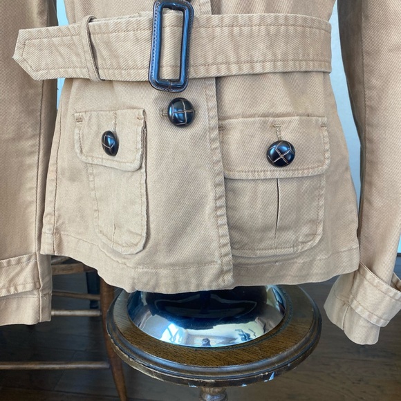 Gap Corduroy Jacket Coat Faux Fur Collar Removable - Picture 5 of 8